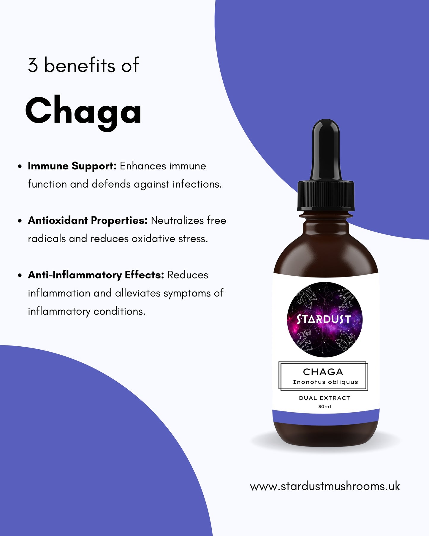 Chaga Mushroom Tincture | DEFENSE